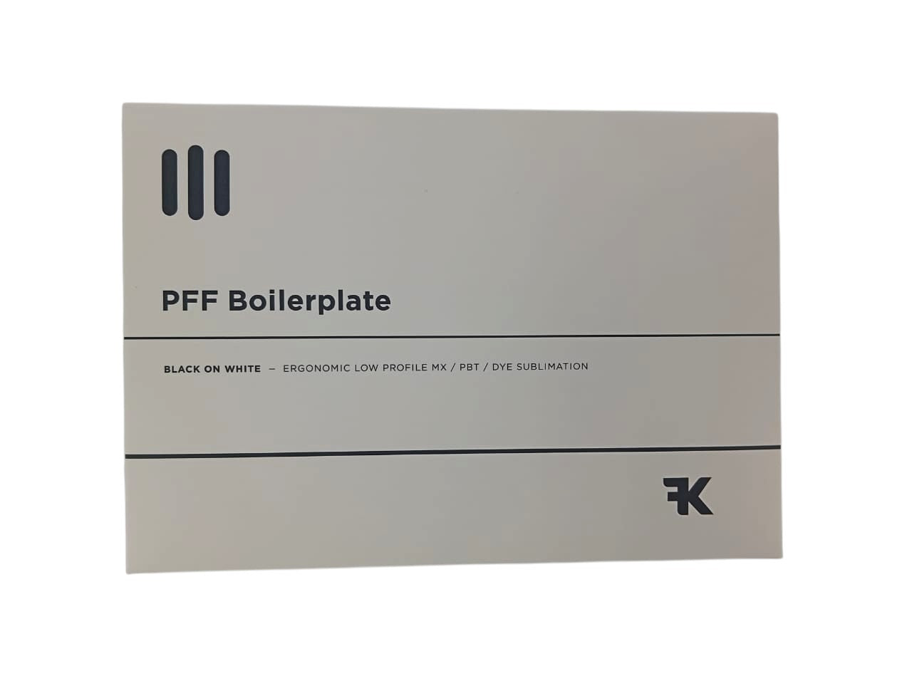 PFF Boilerplate White
